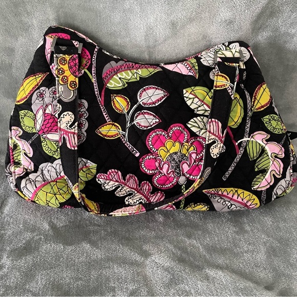 Vera Bradley Moon Blooms Mandy Shoulder Bag & Turn Lock Wallet Set Bundle - Picture 2 of 16